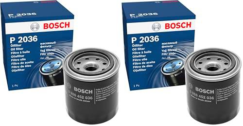 Bosch P2036 - Filtro de aceite para vehículos (Paquete de 2)