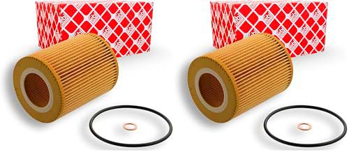 Febi bilstein 26686 filtro de aceite (Paquete de 2)
