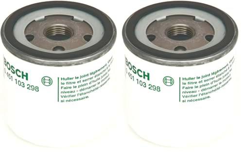 Bosch P3298 - Filtro de aceite para vehículos (Paquete de 2)