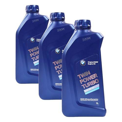 BMW Aceite de motor 5W-30 Quality Longlife-04 Aceite para motor ACEA C3 API SN 1L (Paquete de 3)