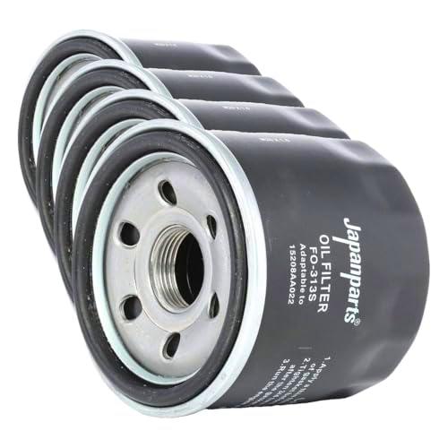 Japanparts FO-313S Filtro de aceite (Paquete de 4)