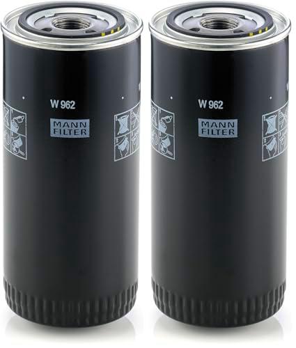 MANN-FILTER W 962 Filtro de aceite - para Aplicaciones fuera de autopista (Paquete de 2)