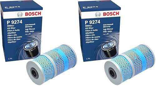 Bosch P9274 Filtro de Aceite para Coche - Separa Hollín y Partículas Metálicas del Aceite del Motor