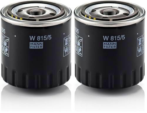 MANN-FILTER W 815/5 Filtro de aceite - para Automóviles + Vehículos de transporte (Paquete de 2)