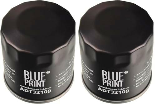 Blue Print - Filtro De Aceite (Paquete de 2)