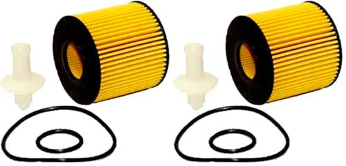 Japanparts FO-ECO077 Filtro de aceite (Paquete de 2)