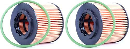 Blue Print Filtro de aceite ADV182101, papel, para coche (Paquete de 2)