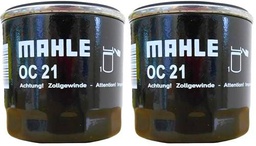 Mahle Filter OC21 Filtro De Aceite (Paquete de 2)