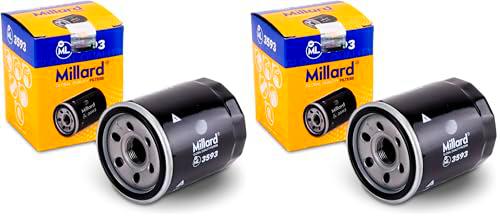 Millard Filters Filtro de aceite ML-3593 (Paquete de 2)