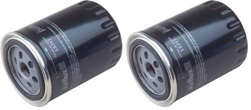 PURFLUX Filtro de aceite motor Filtro enroscable LS717 (Paquete de 2)