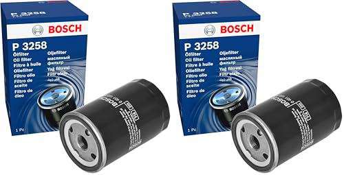 Bosch P3258 - Filtro de aceite para vehículos (Paquete de 2)