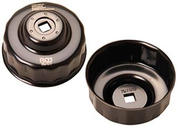 BGS 1039-75-77 | Cazoleta para filtros de aceite | 15 caras | Ø 75