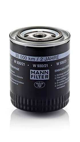 MANN-FILTER W 930/21 Original Filtro de Aceite, Para automóviles