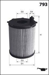 Mecafilter elh4383 C Filtro de aceite
