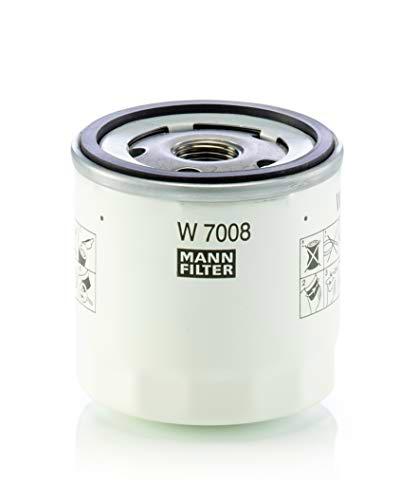 MANN-FILTER W 7008 Filtro de Aceite, Para automóviles y vehículos de utilidad