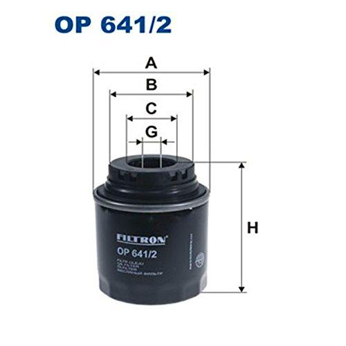 Filtron OP641/2 Bloque de Motor