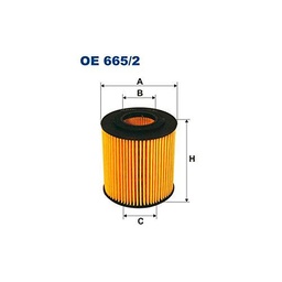 Filtron OE665/2 Bloque de Motor