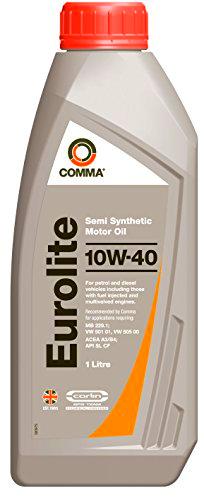 Comma eul1l 1L Eurolite Semi sintético 10 W40 Aceite de Motor