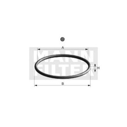 Mann Filter Di 134-00 Junta, Filtro de Aceite