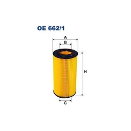 Filtron OE662/1 Bloque de Motor