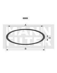 Mann Filter Di 124-02 Junta, Filtro de Aceite