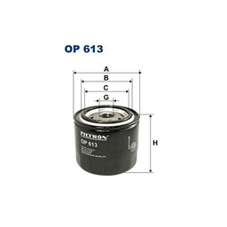Filtron OP613 Bloque de Motor
