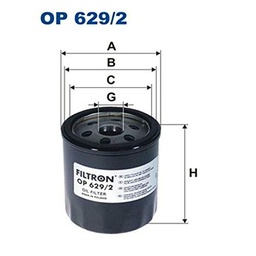 Filtron OP629/2 Bloque de Motor
