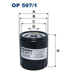 Filtron OP597/1 Bloque de Motor