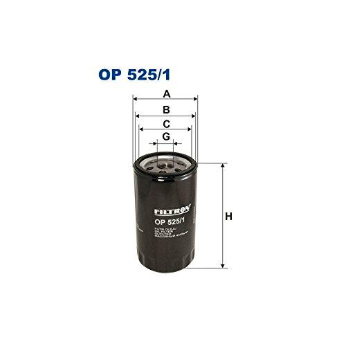 Filtron OP525/1 Bloque de Motor
