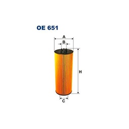 Filtron OE651 Bloque de Motor