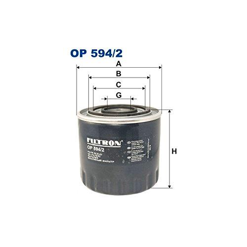 Filtron OP594/2 Bloque de Motor