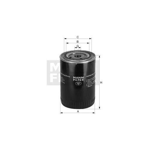 Mann Filter W 1140/8 Filtro de Aceite