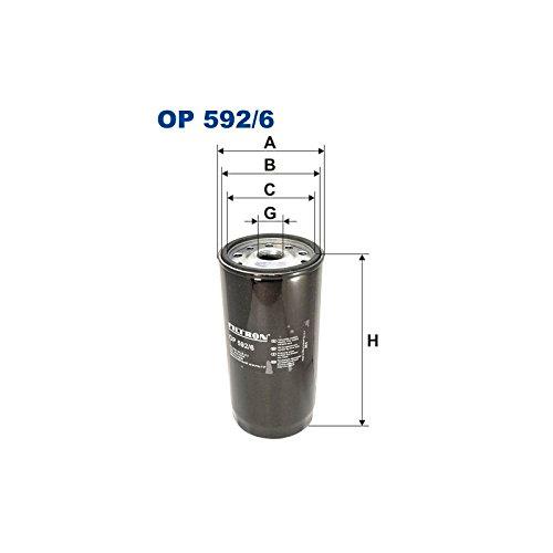 Filtron OP592/6 Bloque de Motor