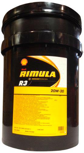 Shell 1081020 Rimula R3 20W-20 Aceites de Motor para Coches, 20 litros