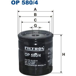Filtron OP580/4 Bloque de Motor