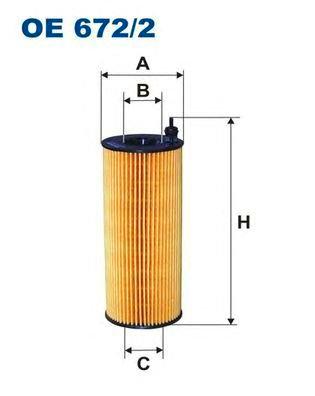 filtron oe672/2 oelfilter Element metallfrei