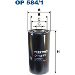 Filtron OP584/1 Bloque de Motor