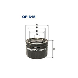 Filtron OP615 Bloque de Motor