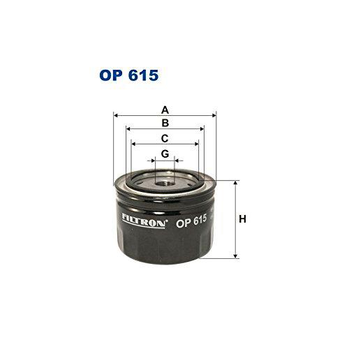 Filtron OP615 Bloque de Motor
