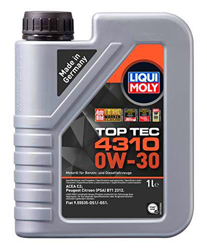 Liqui Moly 2361 - Aceite de motor, Top Tec, 4310 0W-30