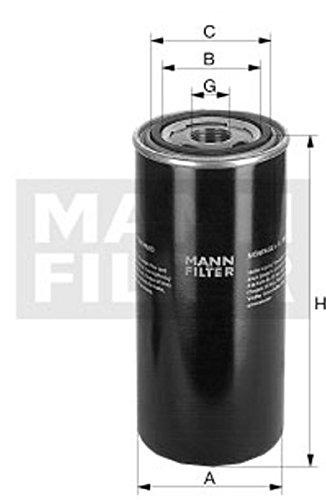 Mann Filter Filtro de aceite WD 1374/5 - Para automóviles y vehículos de utilidad
