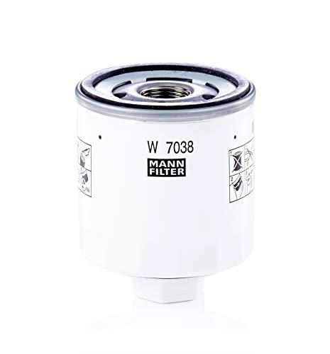 Original MANN-FILTER Filtro de aceite W 7038 - Para automóviles