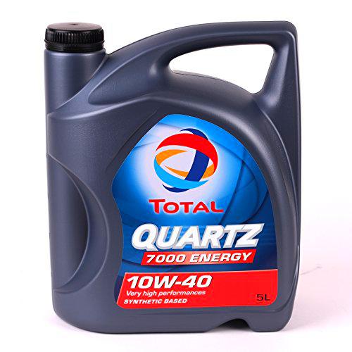 Total 5L Quartz 7000 Energy 10W-40 Aceites de Motor para Coches, 5 litros
