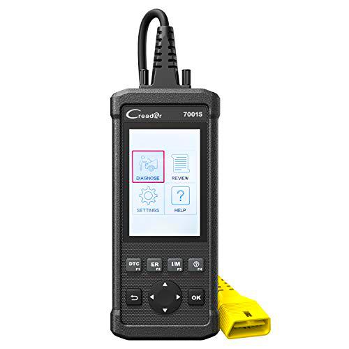 LAUNCH CReader 7001S Escáner de Automóvil con Pantalla de 4.0" Diagnosis Multimarca ABS/SRS Reset Cambio de Aceite Servicio EPB y Funciones OBD 2 Completas para Vehículos Compatibles OBD2/CAN