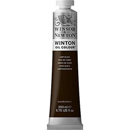 Winsor &amp; Newton Winton - Tubo De Pintura Al Óleo, Negro de Humo, 200 ml