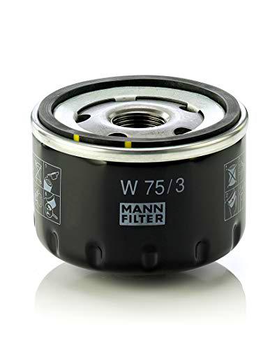 Original MANN-FILTER Filtro de aceite W 75/3 - Para automóviles y vehículos de utilidad