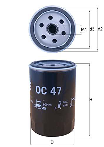 Mahle Filter OC47 Filtro De Aceite
