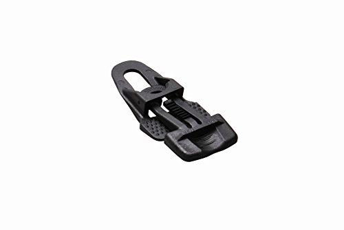 Bünte BUE20740 - Clip de fijación (Cristal), Color Negro