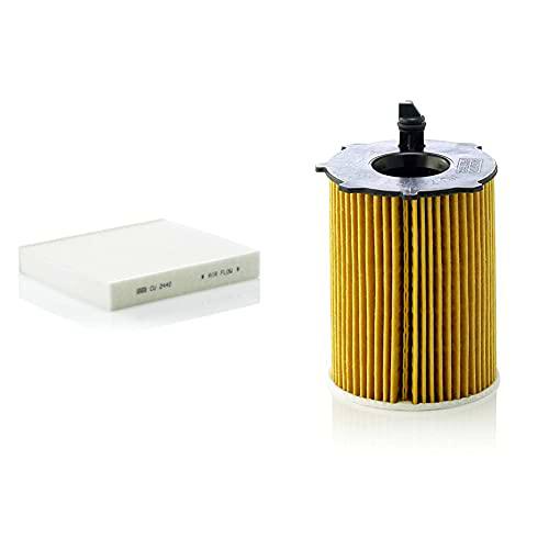 Mann-Filter Original Filtro De Habitáculo Cu 2440 - Para Automóviles + Original Filtro De Aceite Hu 716/2 X