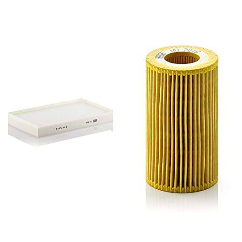 Mann-Filter Original Filtro De Habitáculo Cu 3540 - Para Automóviles + Original Filtro De Aceite Hu 7010 Z